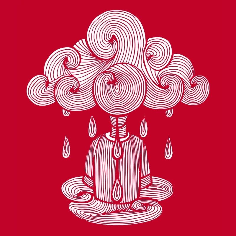 cloud, Monday cloud rain, Monday is bad ...