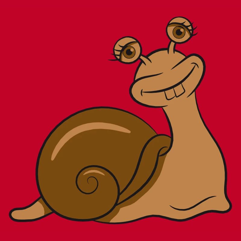 Escargot drôle de sucré