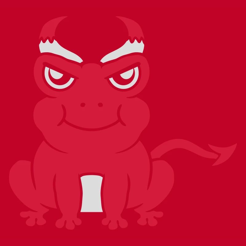 Demon Devil Horns Frog