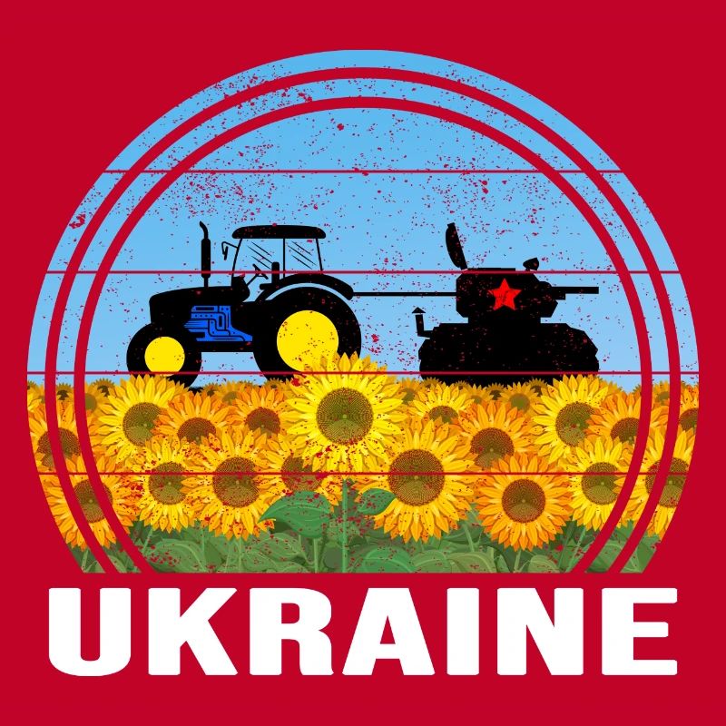 UKRAINE TRACTOR Ukrainian FRONT SUPPORT