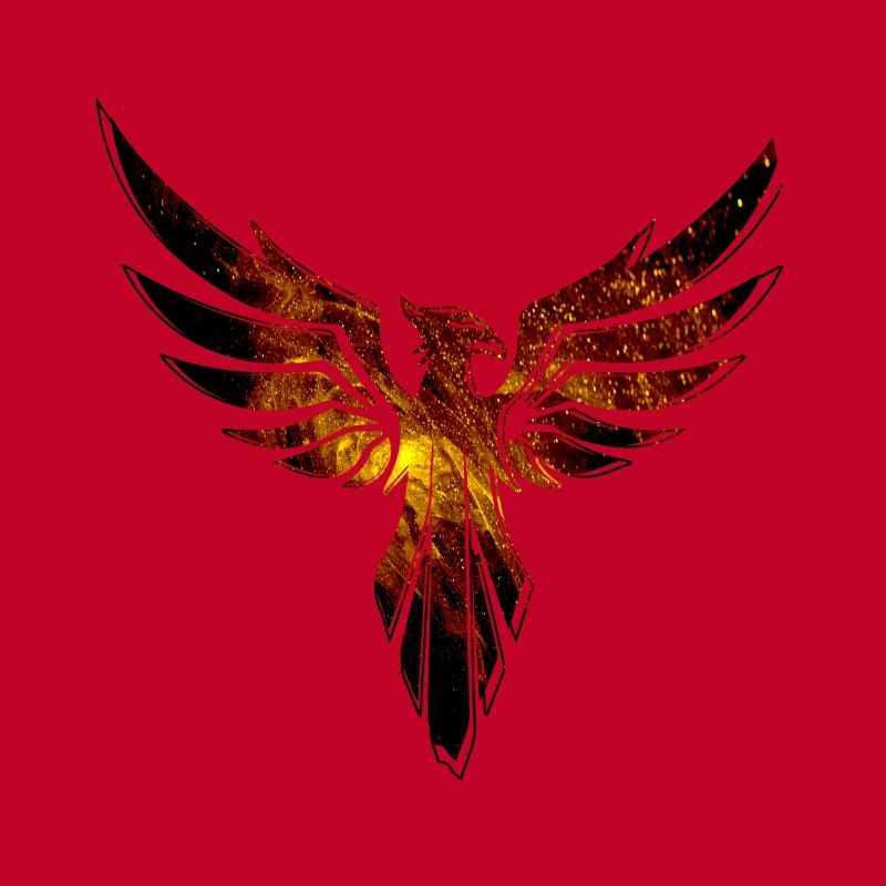 Phoenix,Bird,Graffiti,Painting,Spark,Fire