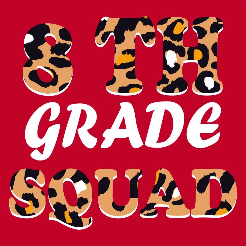 Cadeaux d’enseignant Leopard 8th Grade