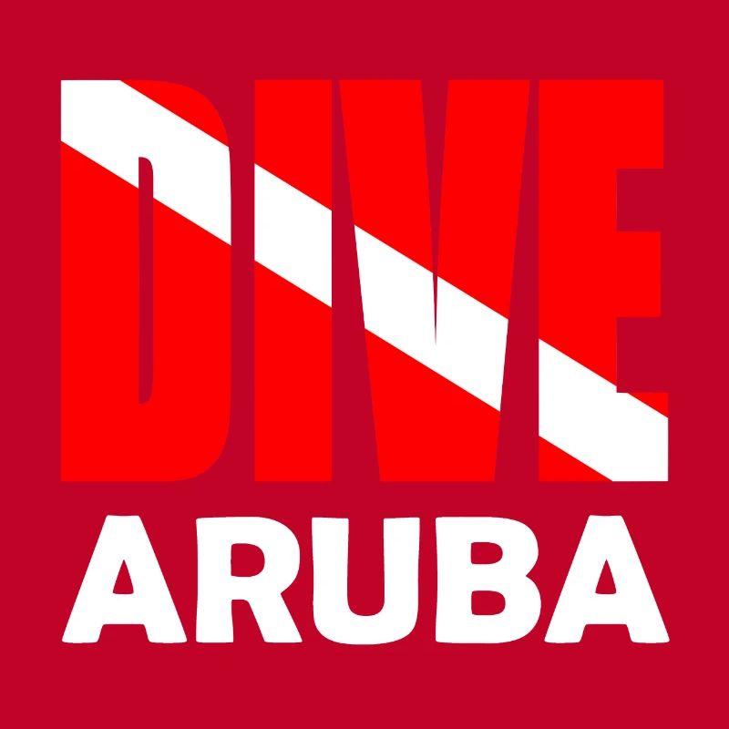 Aruba Dive - Plongeur Down Flag Plongée sous-marine Tauchen