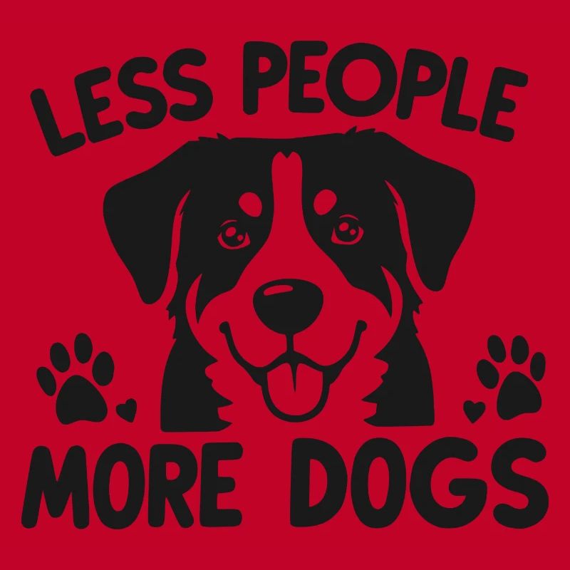 Moins de gens, plus de chiens