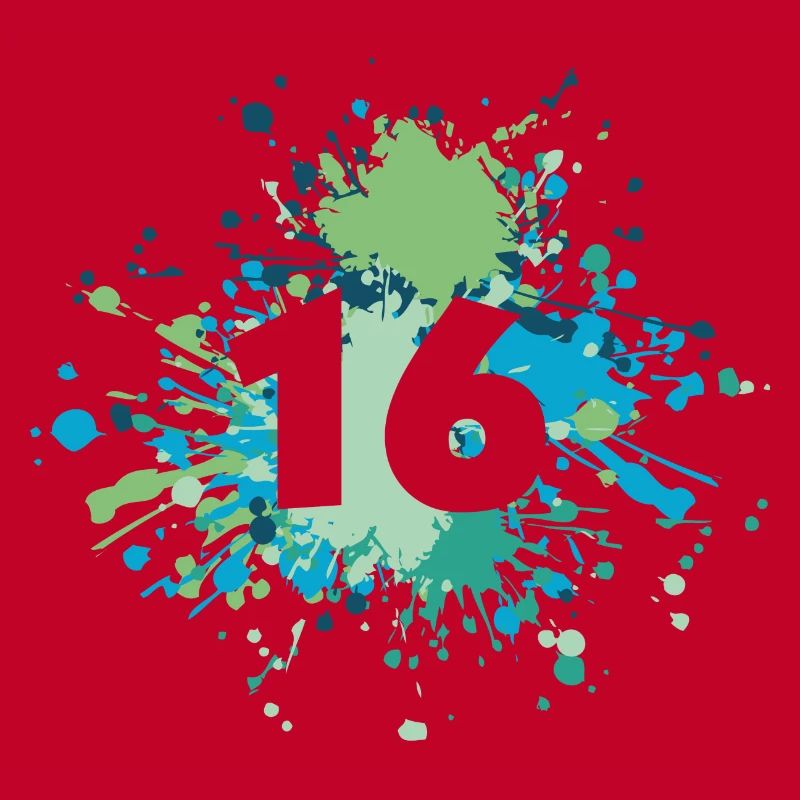 Splash couleur numéro 16