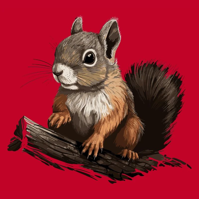 Eichhörnchen Wald Baumhörnchen Hörnchen