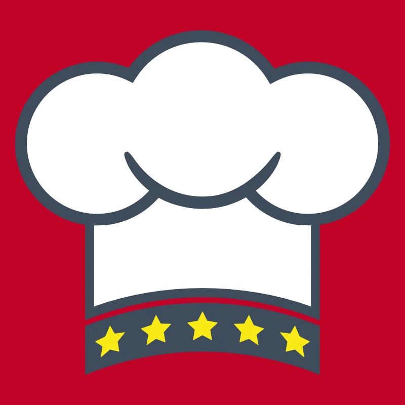 Chapeau de chef 5 étoiles Kitchen Master Chef Cool