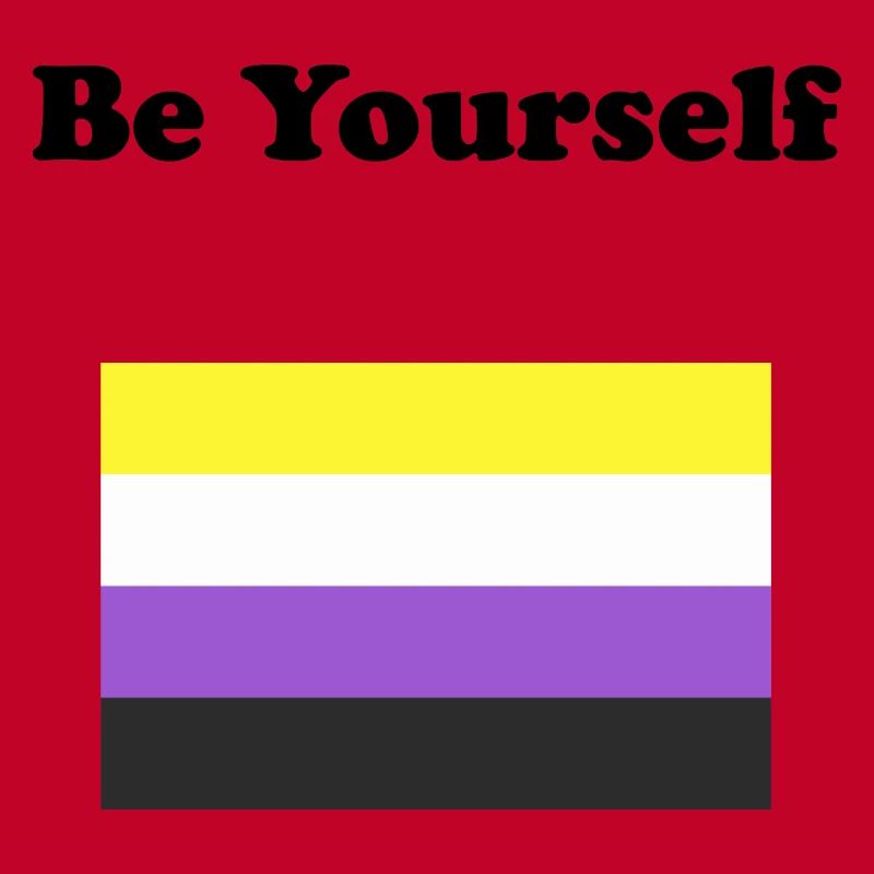 Non Binary Flag Be Yourself