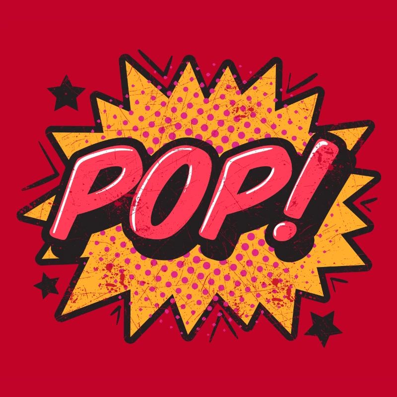 POP 80S COMIC STYLE GRAFFITI COMICS MOTIF CADEAU