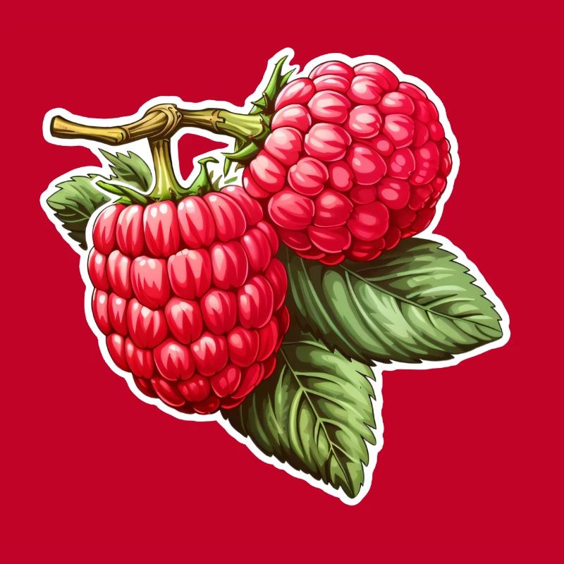 Himbeere Doppelfrucht