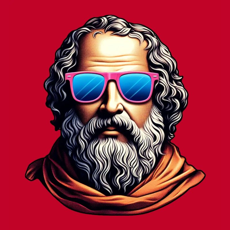 Retro Philosopher Bust