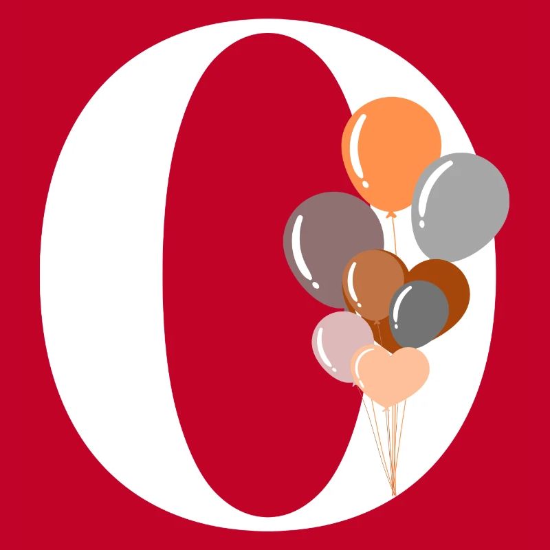 Brief oder Geburtstagsballon