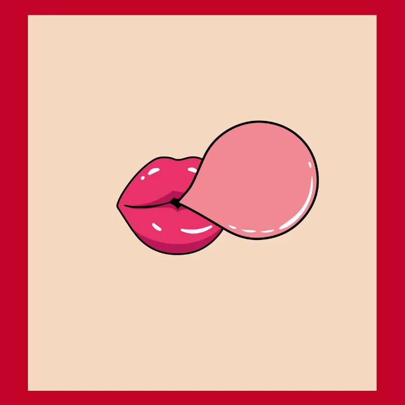 funny face mask bubble gum bubble