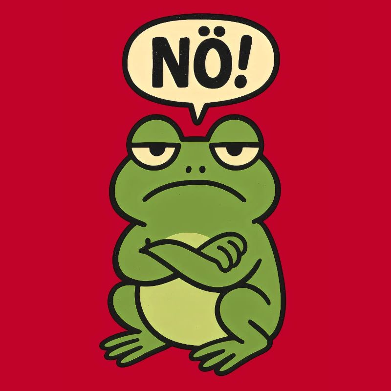 Déclaration, non, grenouille, tout simplement non