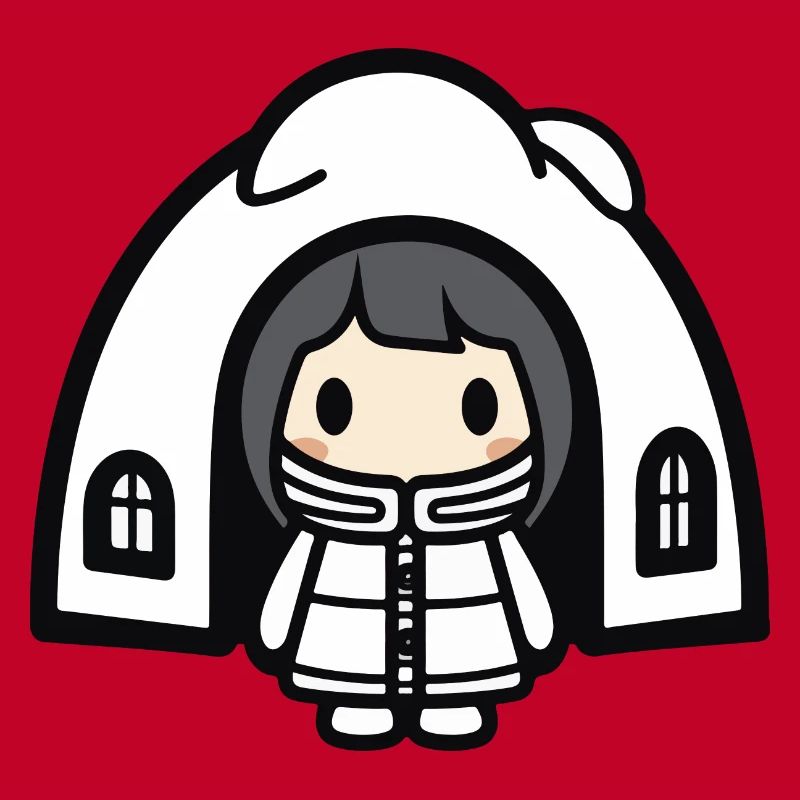 Winter Eskimo Igloo Comic