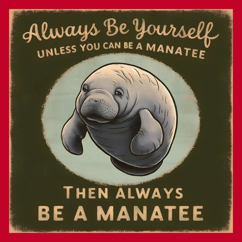 Be yourself or be a Manatee Wisdom