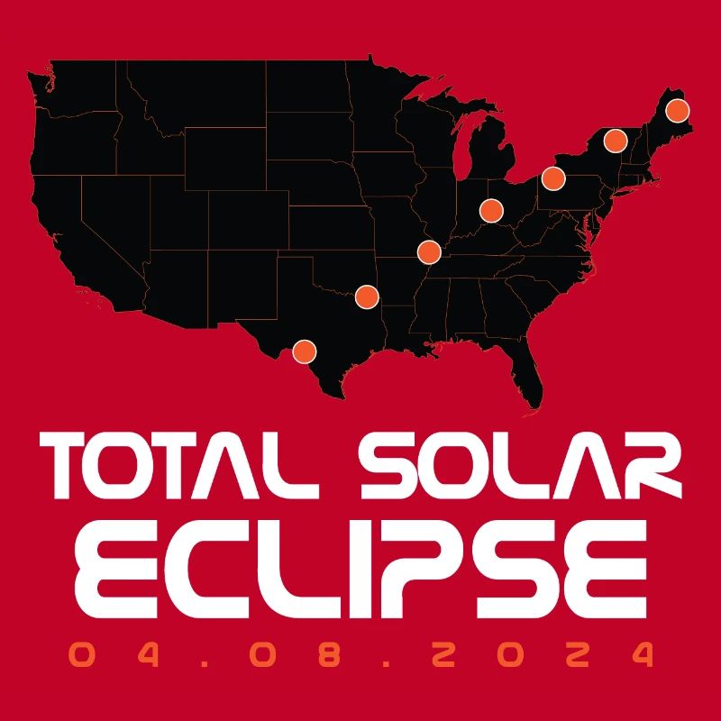 Total Solar Eclipse Map Path of Totality Lover