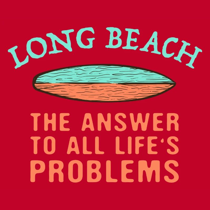 Long Beach Answer To All Life's Problems Surfing
