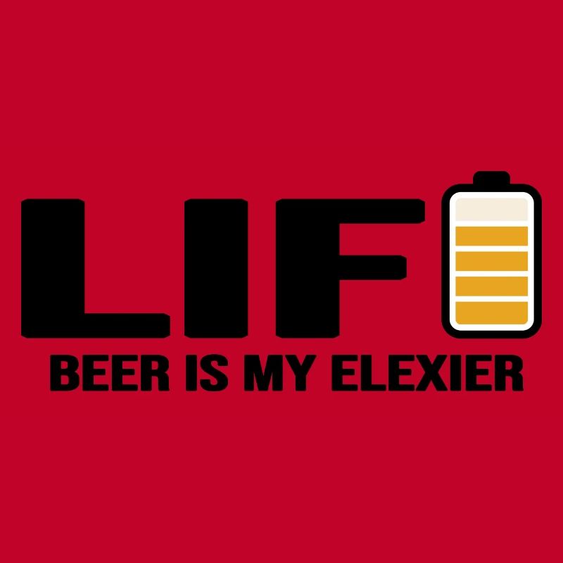 Bier Biergarten Trinkspruch "beer elexier"