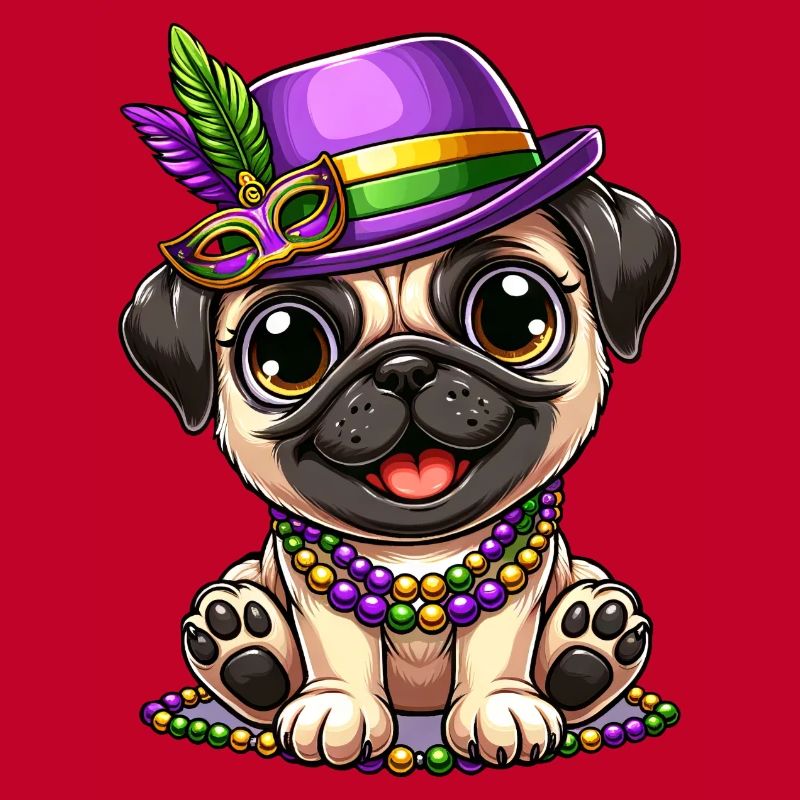 Mardi Gras Comic Mops