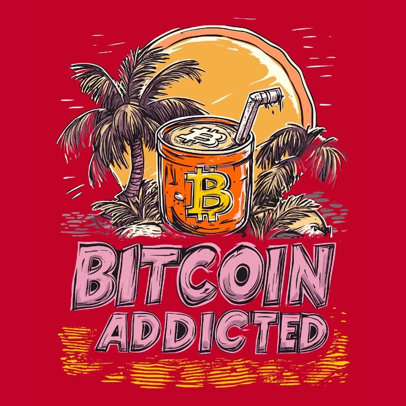 Bitcoin Addicted Millionaire Palm Trees Bullrun