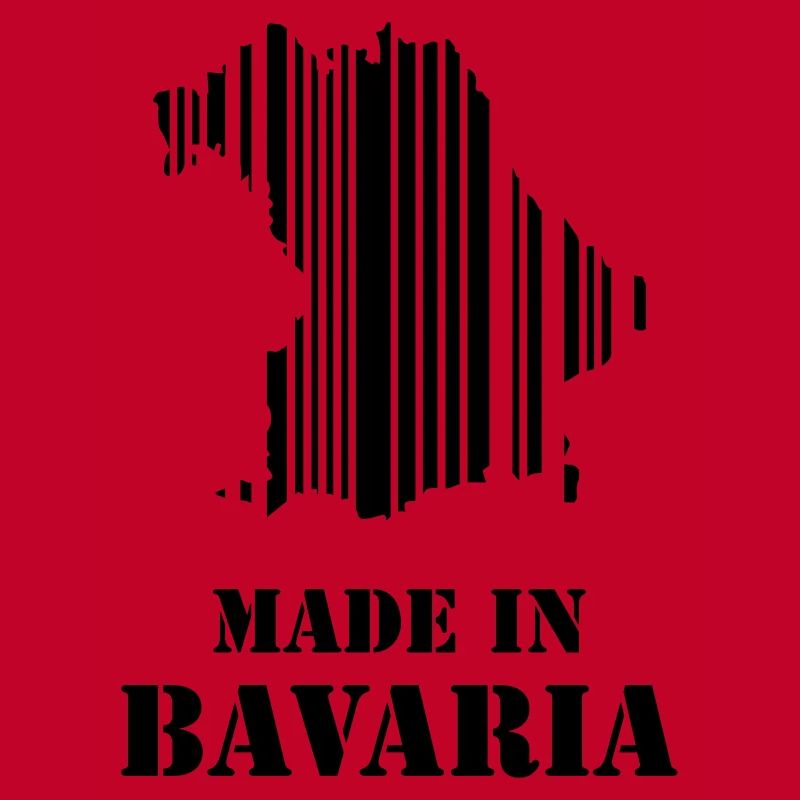 Idée cadeau de carte à code-barres made in Bavaria