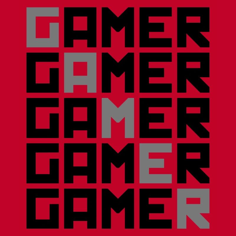 cool pattern text retro gamer logo play play n