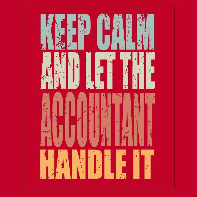 Keep Calm Buchhalter Spruch Buchhalter Geschenk