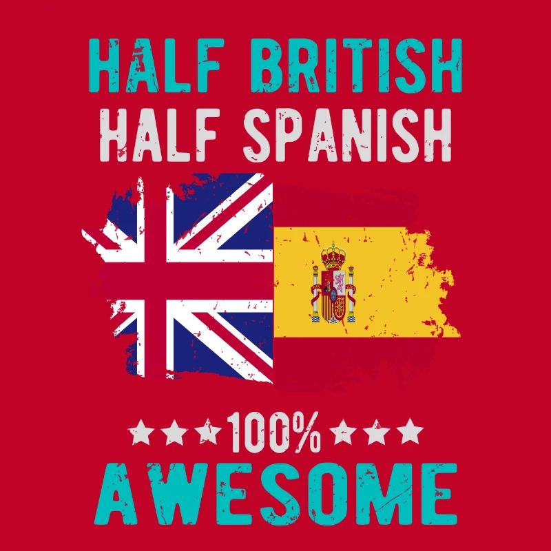 Moitié britannique moitié espagnole