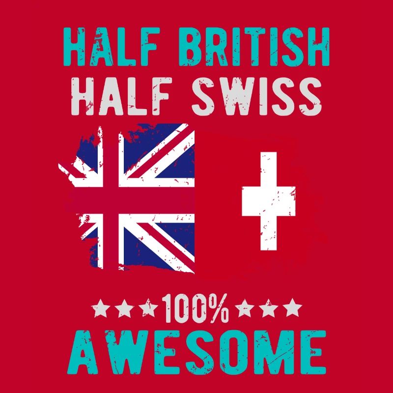 Half British, half Swiss