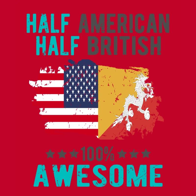 Half American Half British