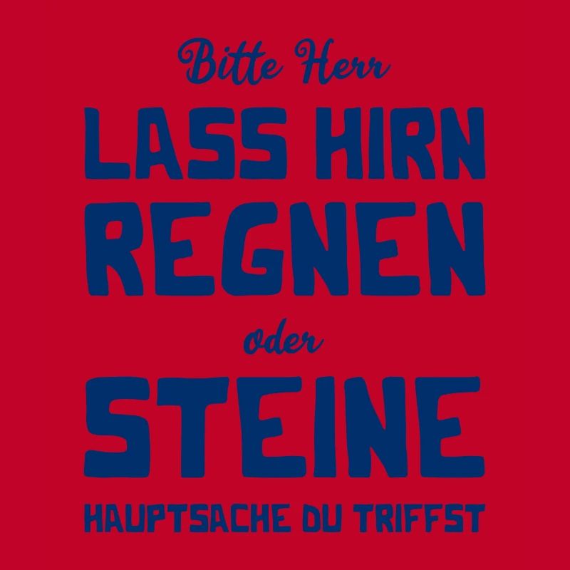 Bitte Herr - Lass Hirn regnen oder Steine