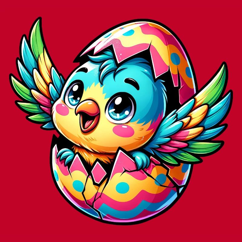 Easter Parrot Hatches from Egg