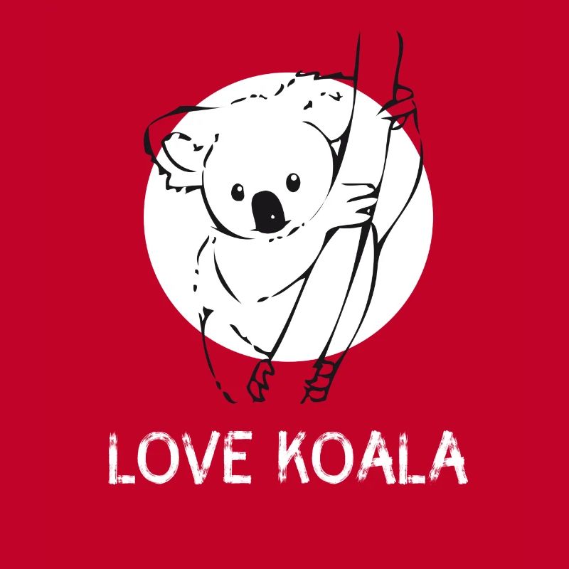 Koala bear cute drawing tree australia funny