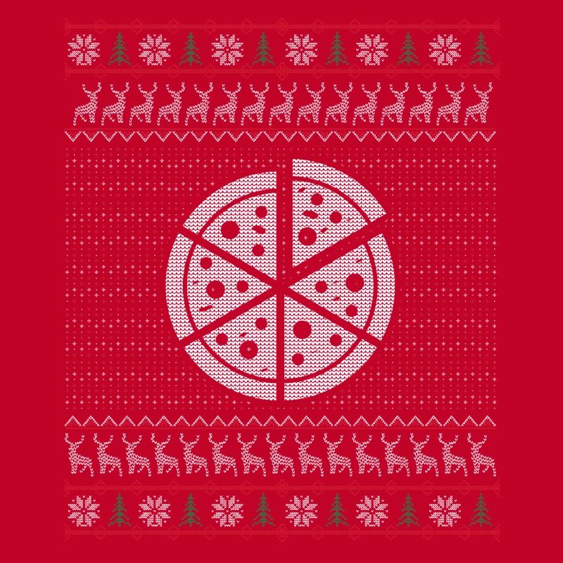 Pizza laid cadeau de Noël Pull