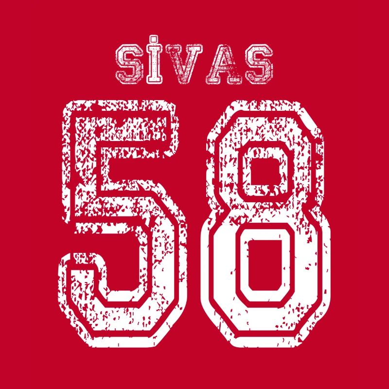 58 Sivas plaque d'immatriculation turque comme un cadeau