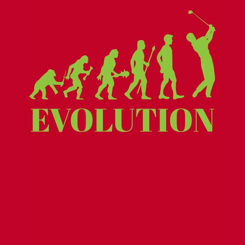 Evolution - Golf - Funny - Fun - Gift