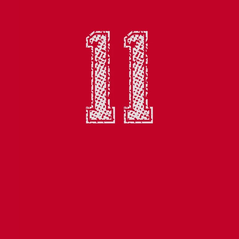 Nummer 11 Zahl Eins Eins Elf Geschenk