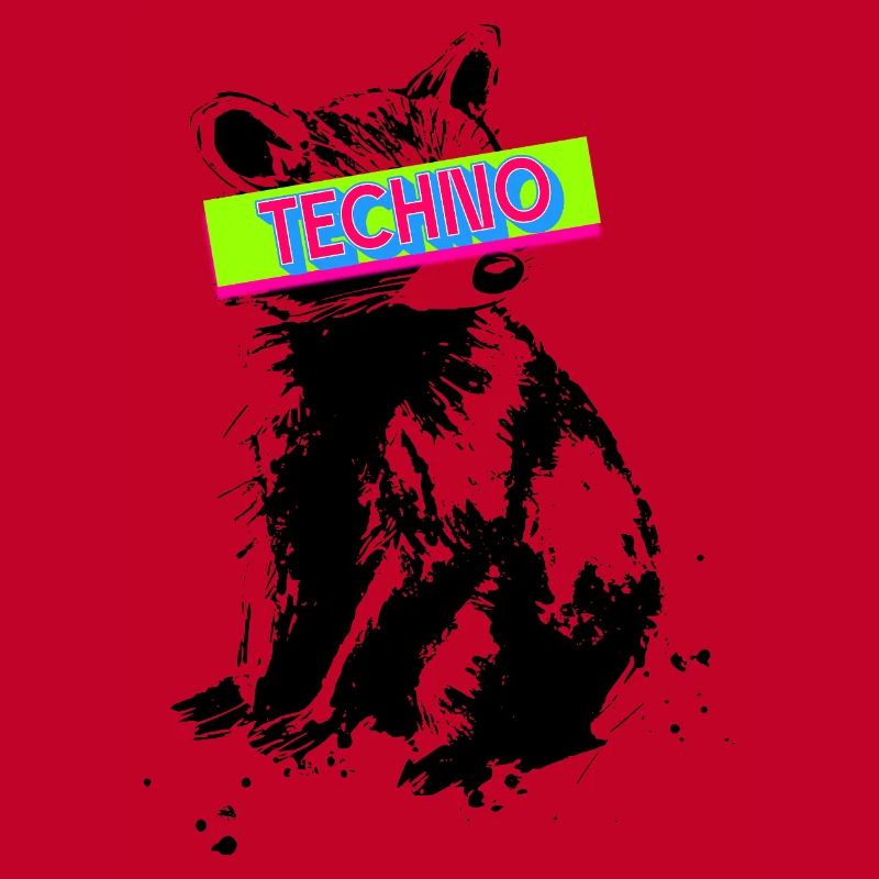 Techno Waschbär