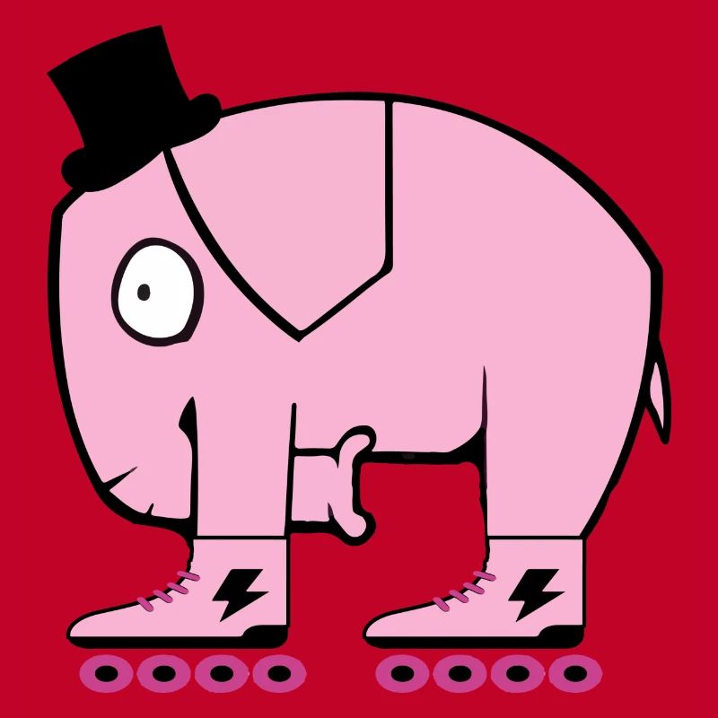 Pinker Elephant