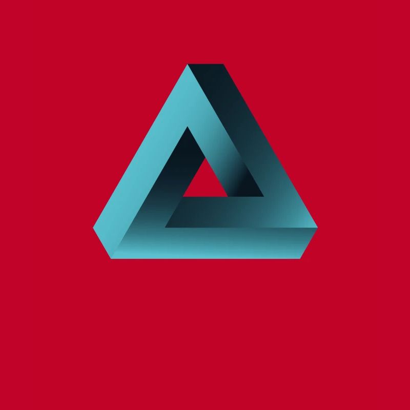 illusion optical illusion triangle nerd geek tri