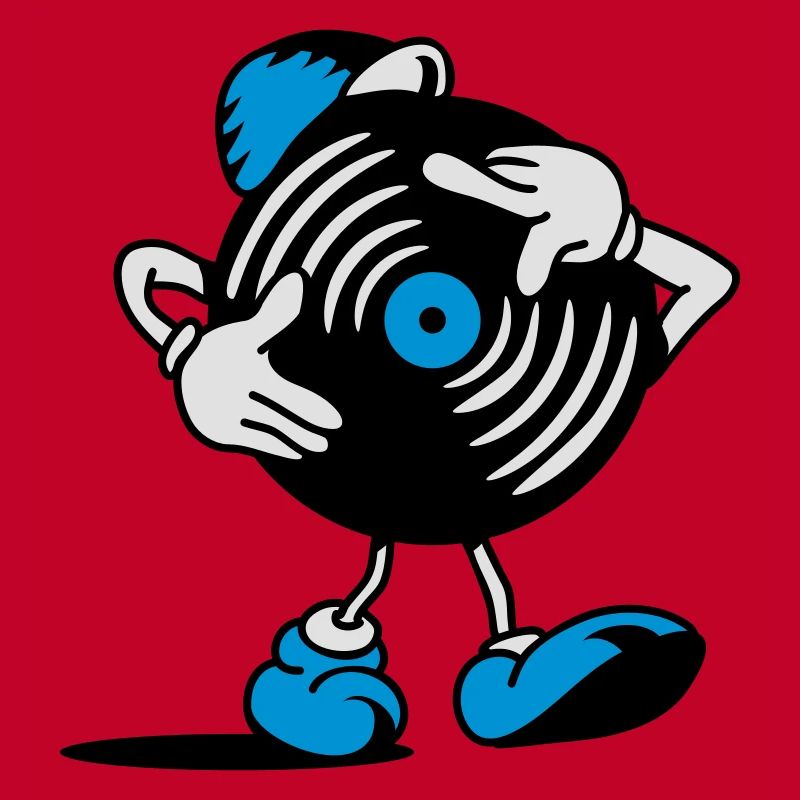 A record scratching himself