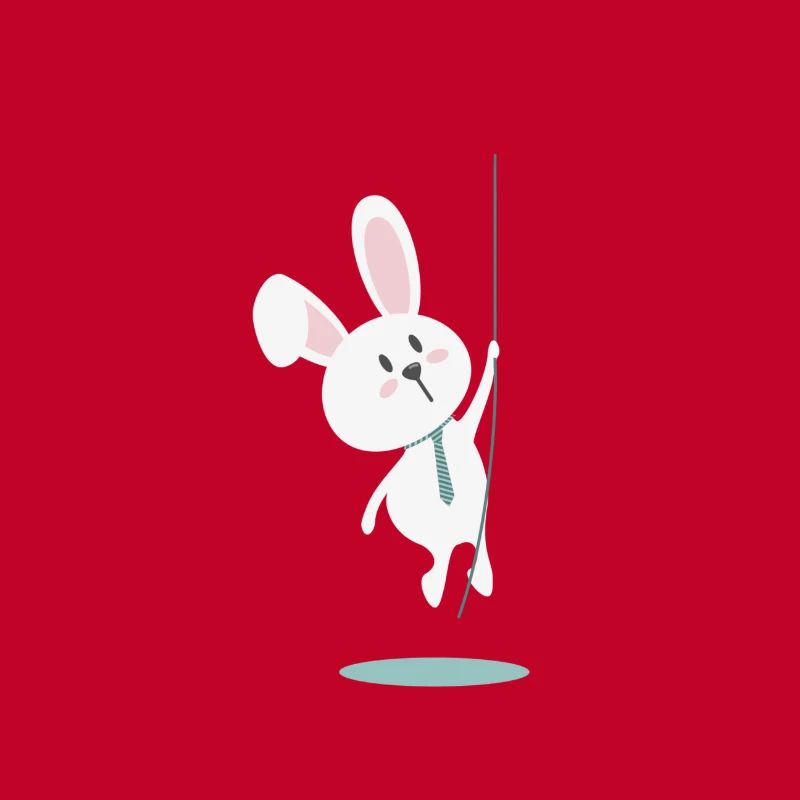 Cute Easter Bunny with Tie – Bunny Design