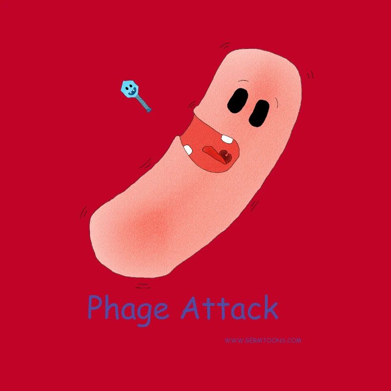 Phage Attack - Bakterium & Bakteriophage