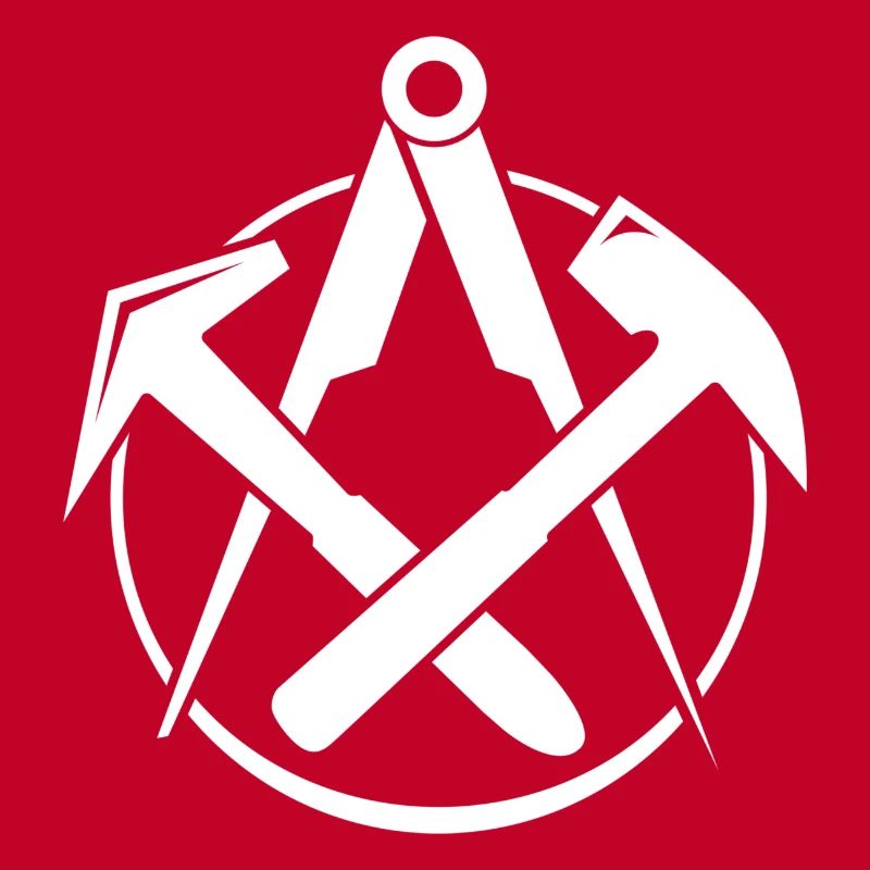 Dachdecker-Logo - Weiss