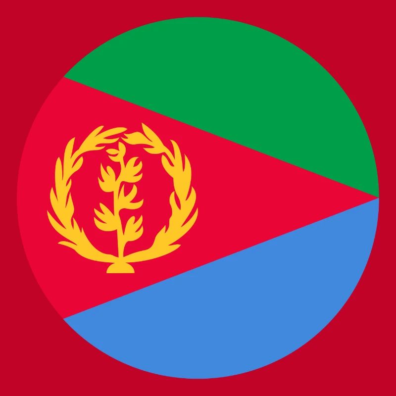 Eritrea Luftfahrt-Cockade-Militär-Emblem