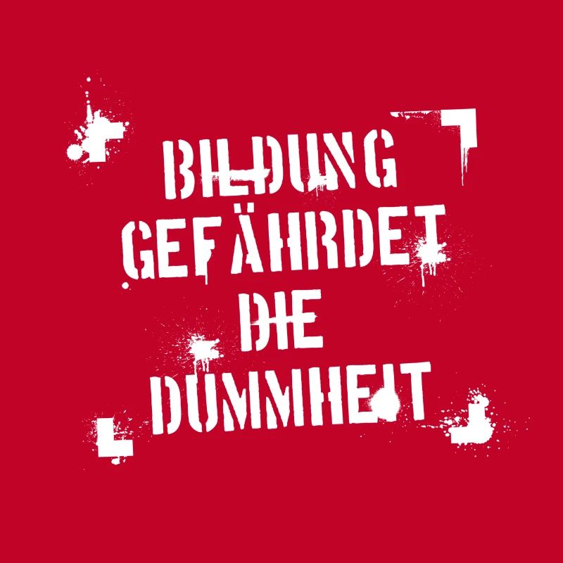 Bildung gefährdet - weiß