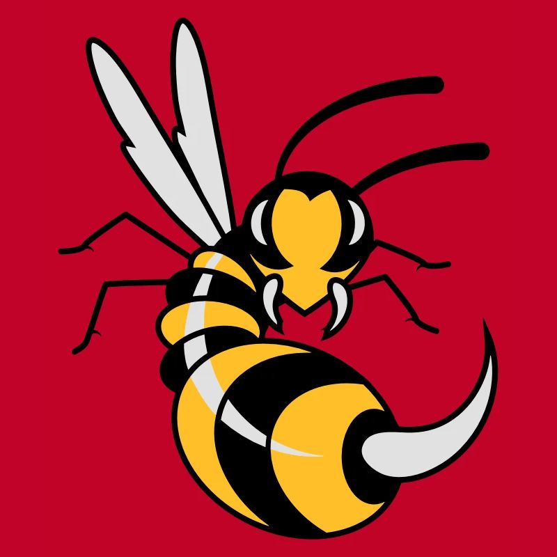 Wasp with giant sting
