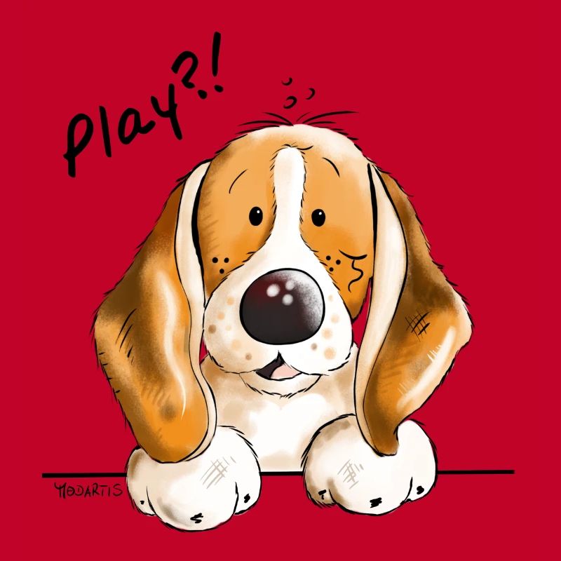 Süßer Beagle - Hund - Hunde - Dog - Comic