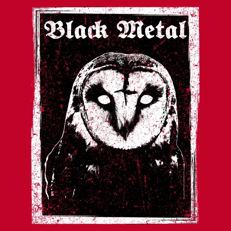 Black Metal Eule